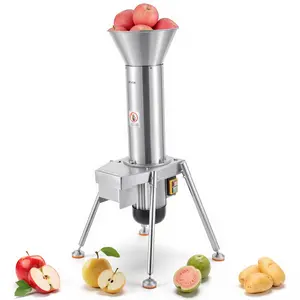 VEVOR 1100W Electric Fruit Apple Crusher, SUS304 Freestanding Crushing Machine, Grinds Whole Apples Up to 3.15" Dia, 164 KG/H Capacity, Cider Press for Apples, Pears, Pineapple, Guava, Carrot, Potato