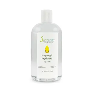 ISOPROPYL MYRISTATE Cosmetic Grade for Soap Making, Fragrances, Shampoo, Creams & Lotion, Makeup & Adhesive Remover, Antiperspirants & Deodorants | 16 fl oz