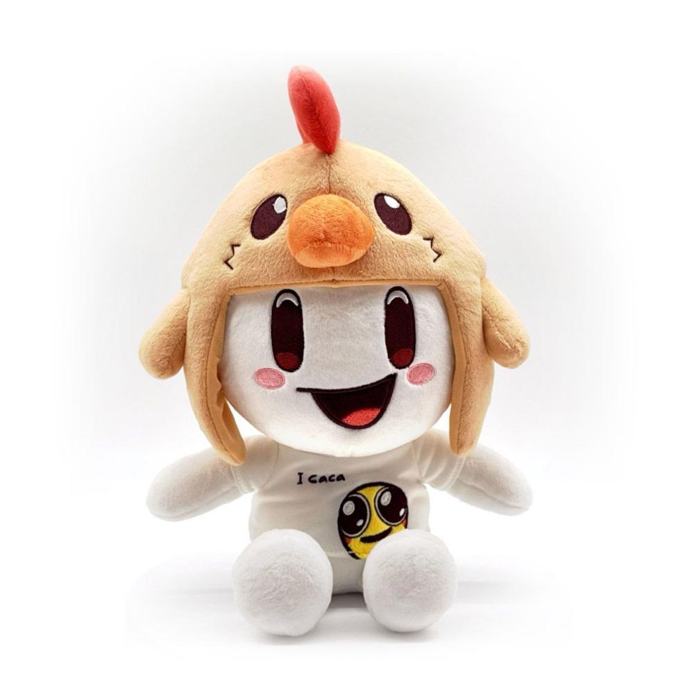 New PMdamiann Plush Beige Chicken Nuggets Hat Toy Doll Birthday Gift Doll Doll