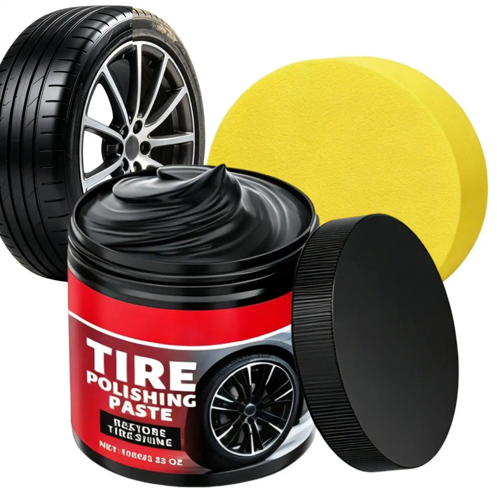 Black Coating Paste For Plastic And Rubber Repair Motors Tire Interior Repair Wax, Multi-purpose Car Care,lasting Polishing scratch