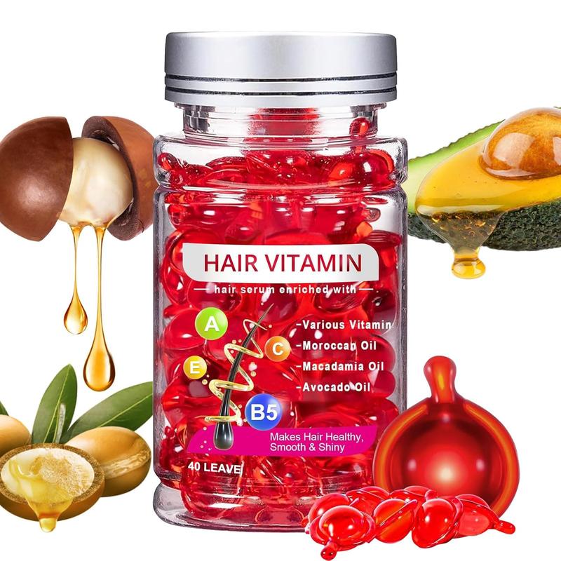 20 40 60 80 100 Capsules Hair Serum Non Rinse Nourishing Moisturizing Comfort Haircare Hair Oil Capsules for All Hair Type