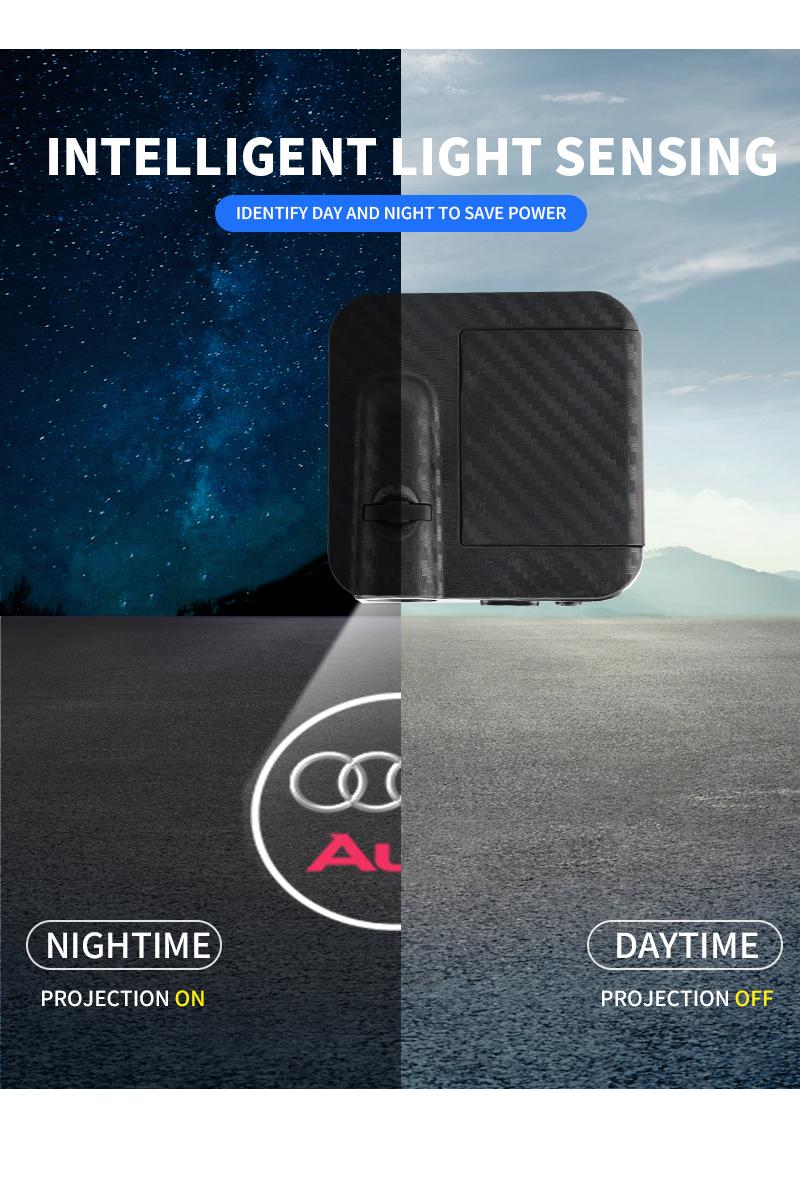 Car Led Courtesy Door Logo Projector Customize Lamp For Audi