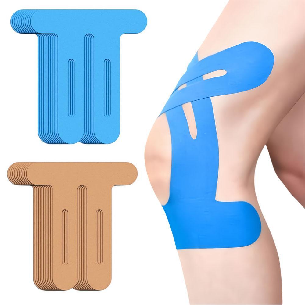 Kinesiology Tape, 10pcs/set Waterproof & Elastic Knee Support & Stability Tape, Breathable Hypoallergenic Latex-free Tape for Knees