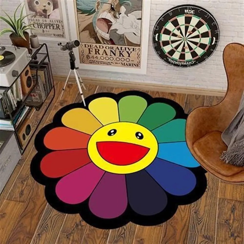 40Inch Takashi Murakami Rug -, Soft and for Home Decor and Office Use by Takashi Murakami (02, 40X40inch(100x100cm))