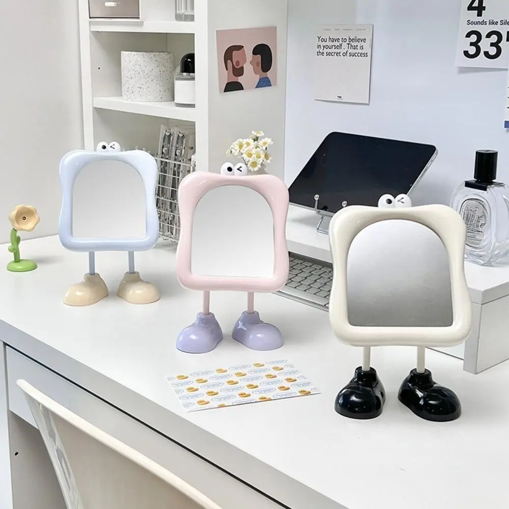 Desktop Makeup Mirror, Light Luxury Ins Style High Definition Princess Beauty Mirror, Bedroom Dressing Table Vanity Mirror, Compact Decorative Mirror for Student Dorm & Girls Daily Makeup