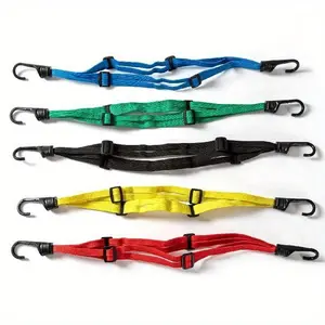 Motorcycle and Bicycle Retractable Helmet Luggage Elastic Rope Strap