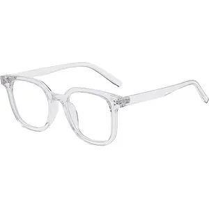 Clear Blue Light Glasses for Men Woman, Glasses with Anti Glare Computer Gaming, Used for Digital Screen Protection