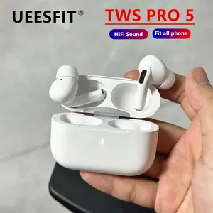 TWS Pro 5 Wireless Bluetooth Earphones Headphones ANC Noise Reduction Earbuds HiFi Sound Low Latency for IPhone Android