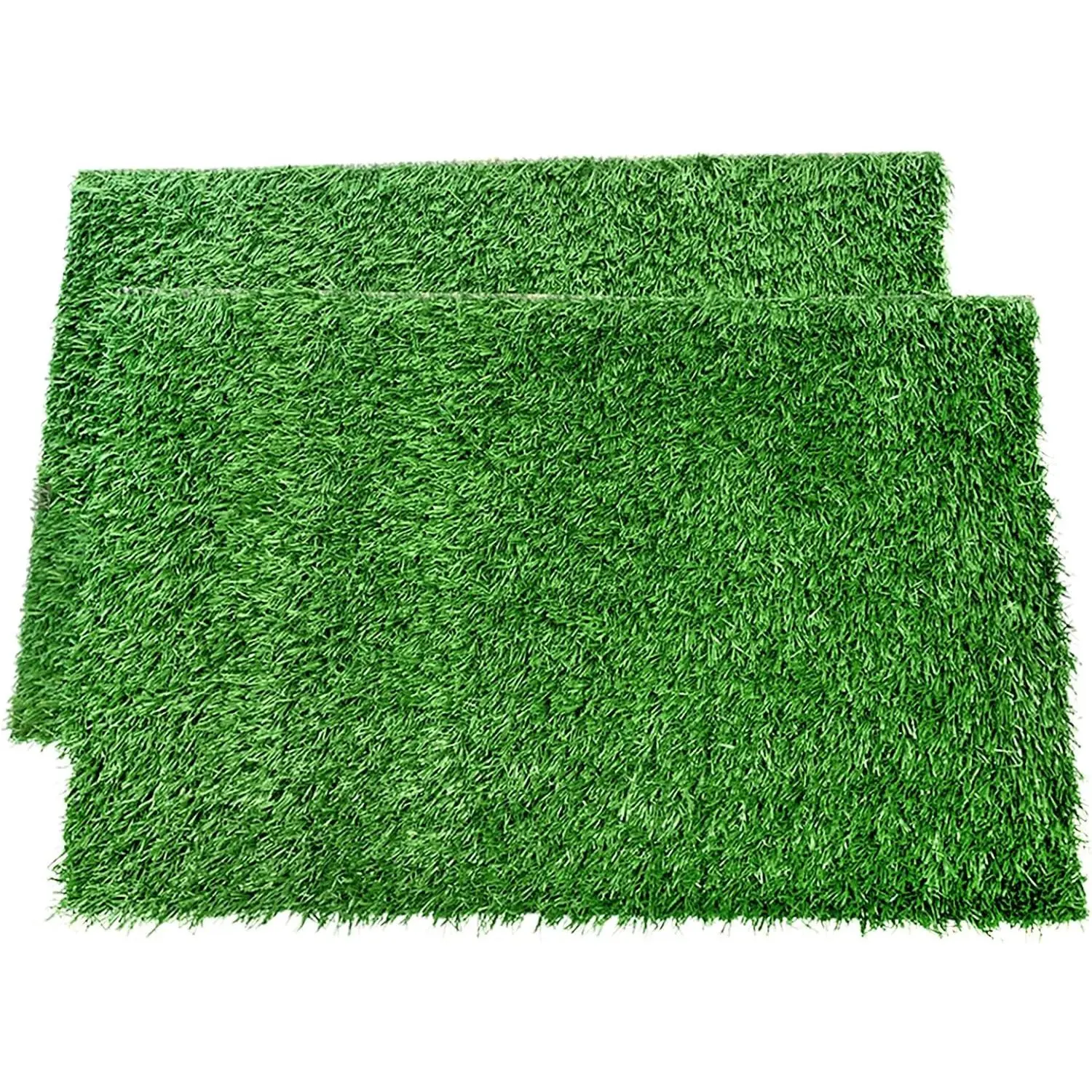 Grass Pee Pads, 2 Pack Artificial Grass for Potty Tray, 14x18in |  Turf, -Friendly, Easy to Clean, Washable,  Grass Mat for Puppy to Pee , Outdoor Indoor Pee Grass Patch