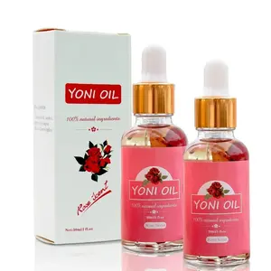 2 Packs Yoni Oil for Women, All Natural Feminine Oil  Deodorant for Women, Ph Balanced and Eliminates Odor, Natural Feminine Serum Made with Rose Essential Oils (1 fl oz/30 ml)