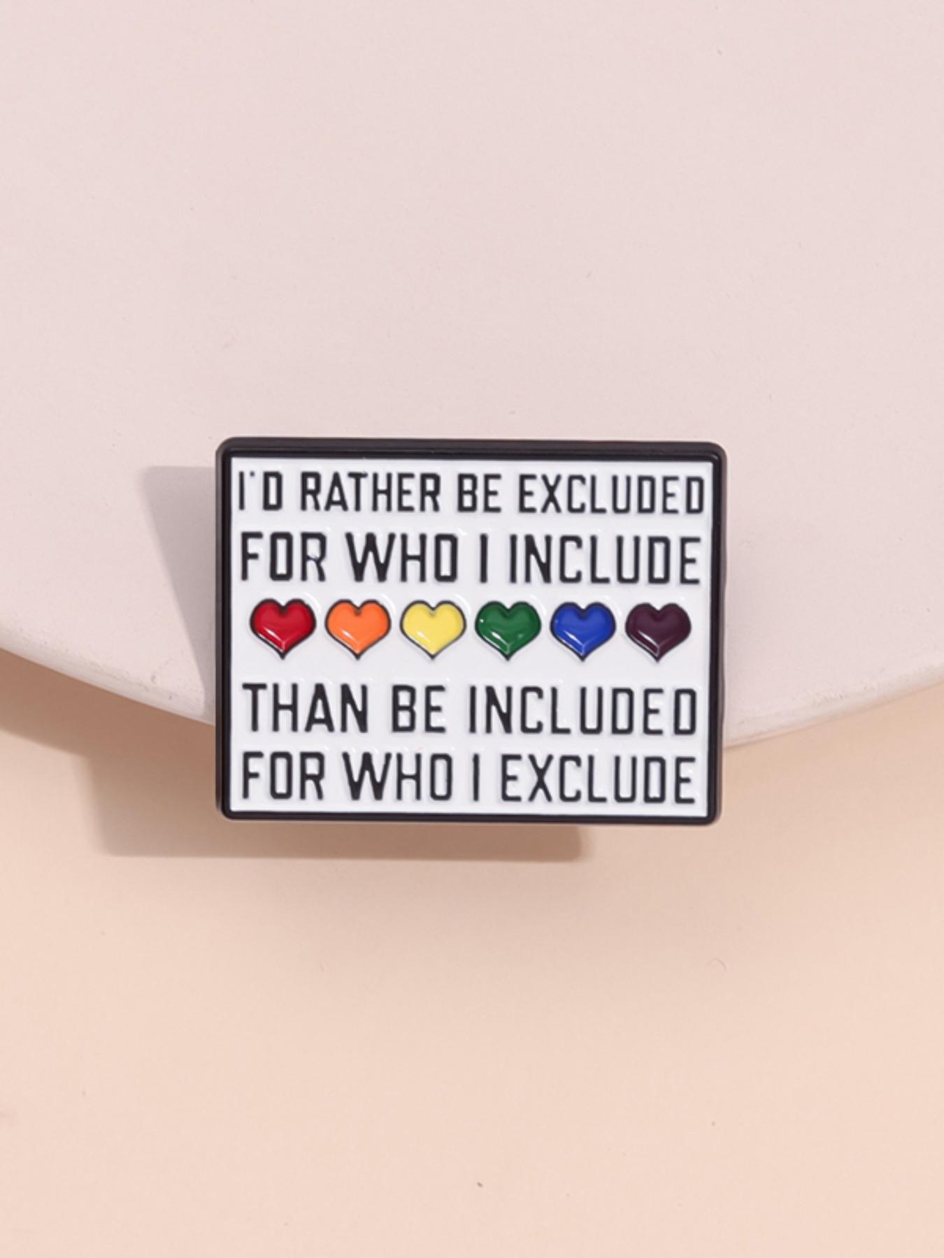 Heart & Letter Design Brooch Pin, Durable Metal Pins, Drop Set Pins, Fashion Alloy Badge for Daily Clothing Decor, Trendy All-match & Exquisite Brooch for Birthday Gift, Valentine's Day, Gift, Gifts for Wife, Friendship, Love, Clip