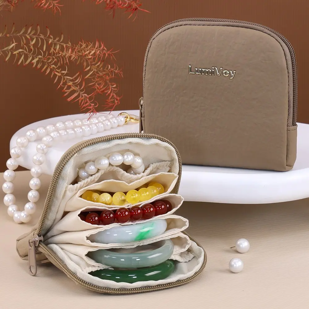 Jewelry Storage Bag, Bracelet Bead Organizer, Necklace Accessory Pouch, Portable Crystal Jewelry Case, New Design Travel Essential