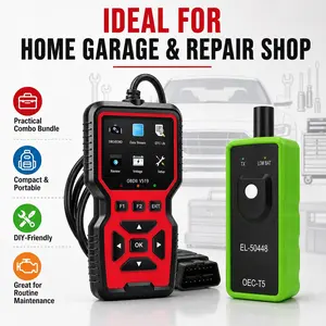 2-In-1 Obd2 Scanner V519, Tpms Activation Tool, Check Engine Light, Read/clear Codes, Live Data, Battery Voltage Test, Automotive Diagnostics