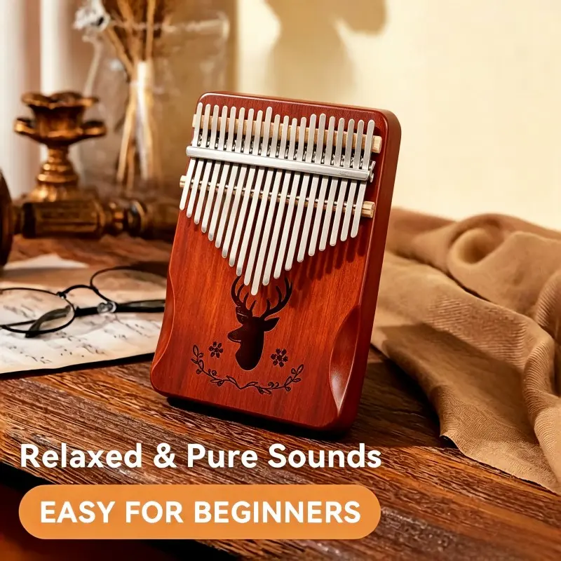21-Key Thumb Piano Kalimba Set, Beginner-Friendly Finger Piano, Perfect Birthday Gift, Piano Accessories, Musical Instrument Kit