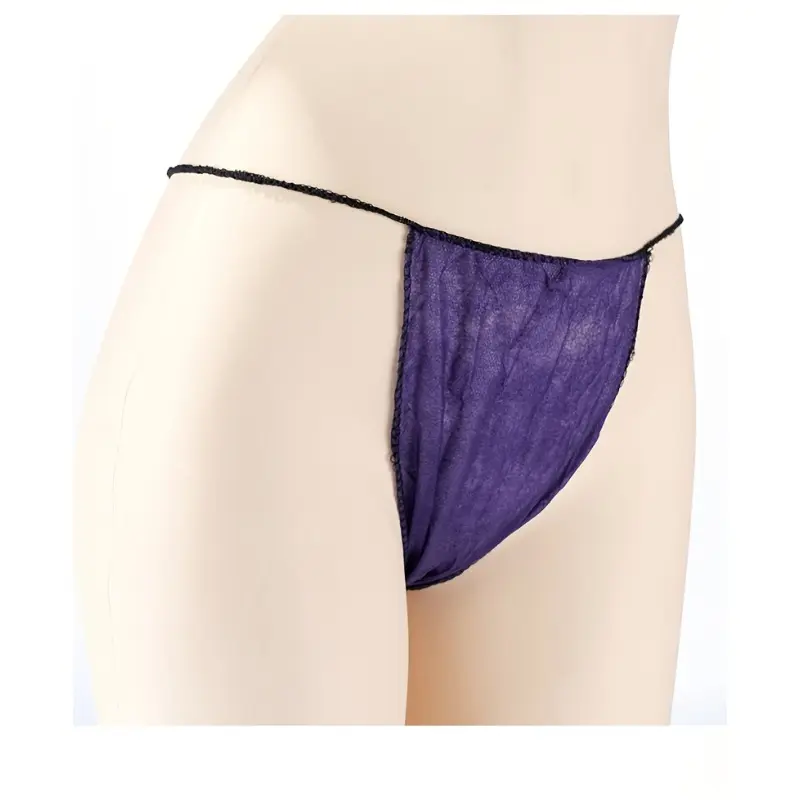 10pcs Disposable Panties, Women'S Disposable Underwear Spa Bikini Thong Panties, Sunless Spray Tan Top Underwear