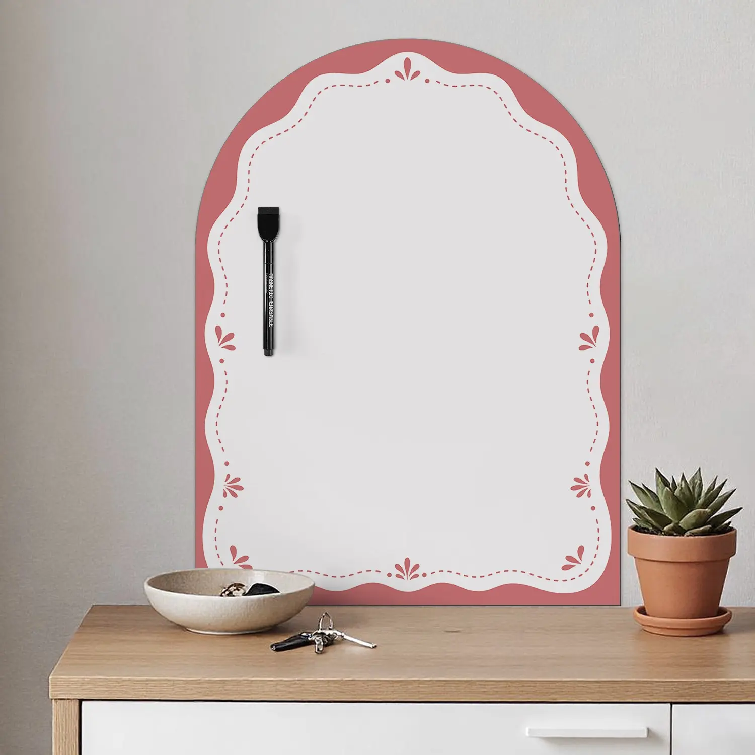 Self-Adhesive Flexible Soft Iron Foam Whiteboard Sticker, Removable Waterproof, Strong Magnet Absorption, 30x40cm, Wall Mount, Universal Use