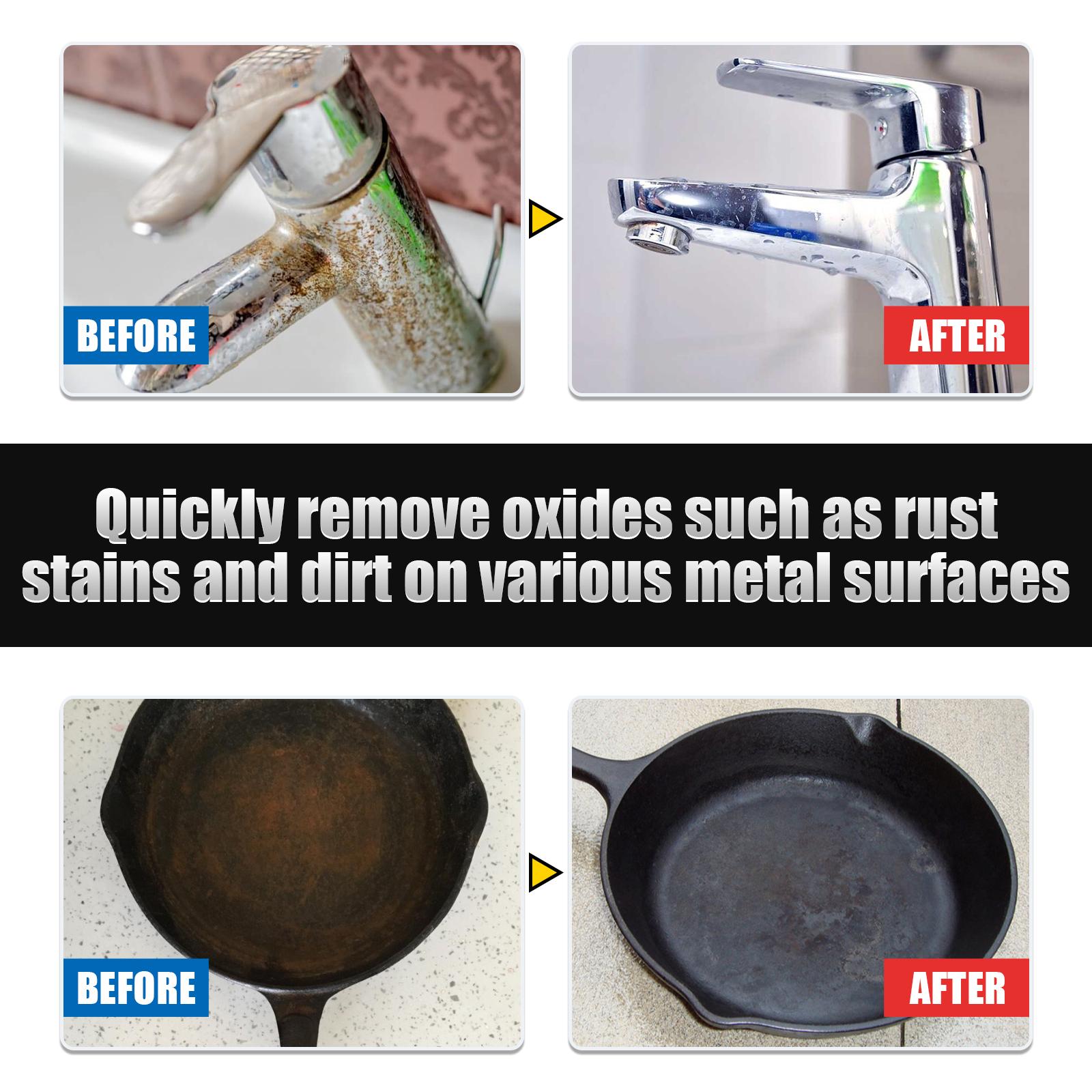 AMZ Metal Polish Cream, Copper Tire Rust Polishing Kitchen Metal Polishing Multifunctional Cleaning Care Cream