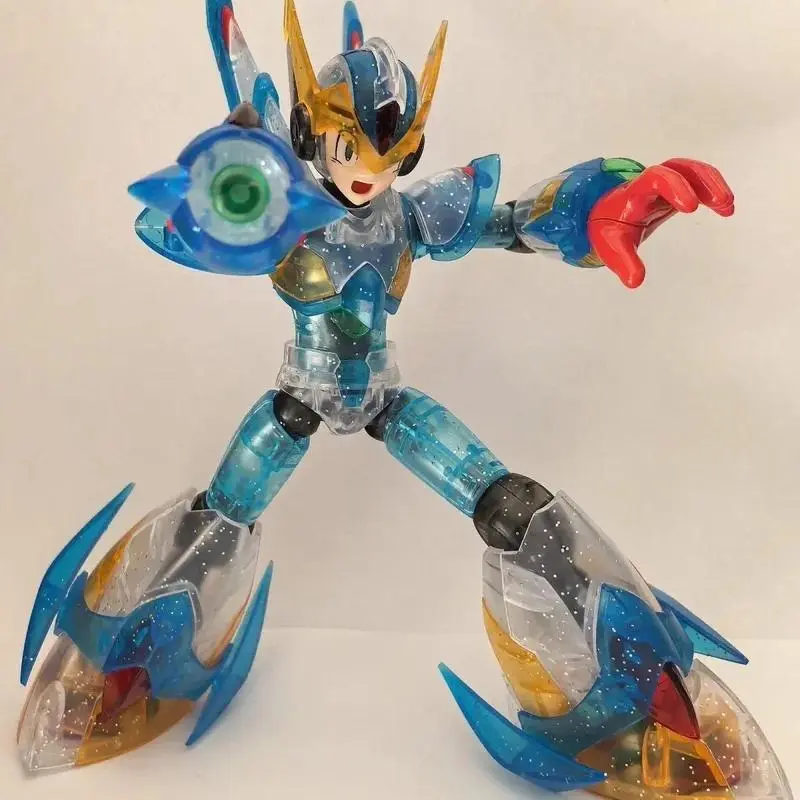 SS Clear Color Ver. Mega Man X / Rockman X Kp701 5th Form Falcon Armor Assembled Model Kit Action Figure Boy Toy Surprise Gift