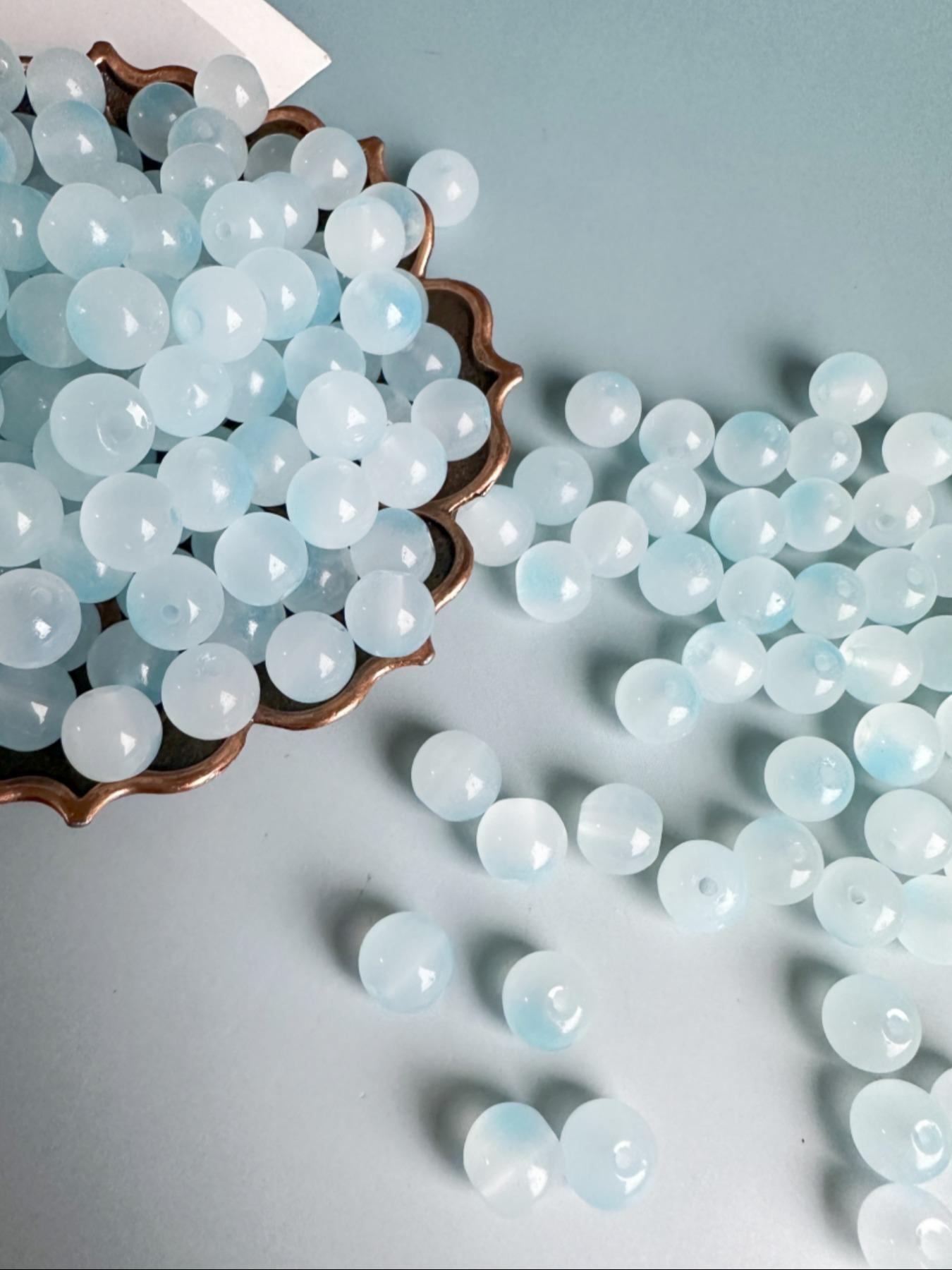 8mm Bead, Colorful Bead Assortment, Beads Set, DIY Jewelry Making Accessories for Bracelet & Necklace, Fashion Accessories for Women & Girls