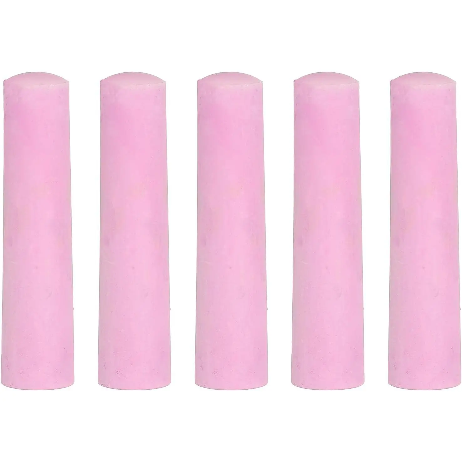5 count Dustless Chalk, Rose Red Sidewalk Chalk Large Solid Huge Washable Street Chalk for Outdoor Adults Painting Graffiti Art