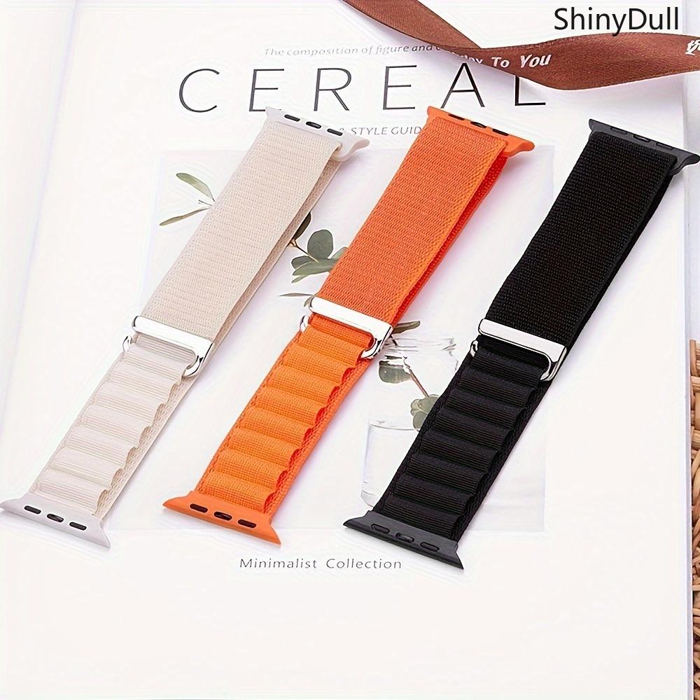 5-Pack Plastic Head C Buckle Nylon Watch Bands for Apple Watch – Alpine Loop Strap 38–49mm (Series 1–10, SE, Ultra/Ultra 2)