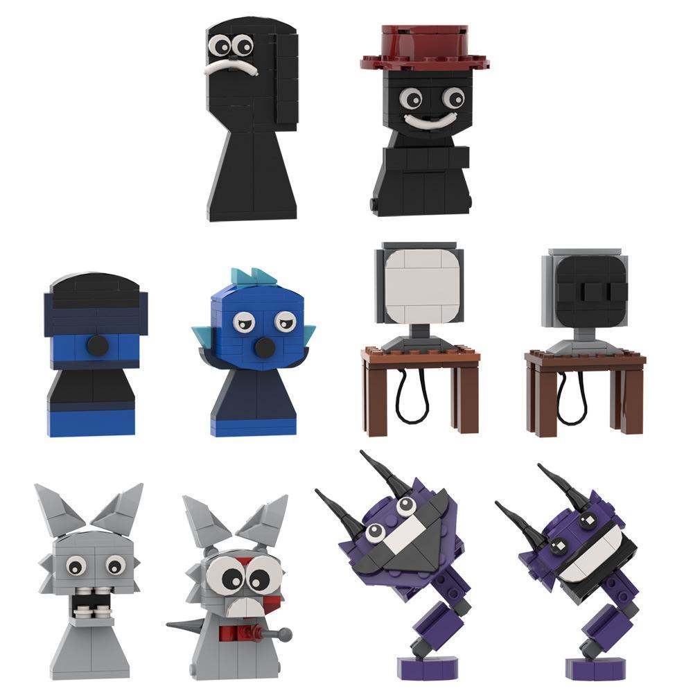 Sprunki Blocks Toys Sprunki Building Blocks Model Children's Educational Oren Wenda Building Block Toys for Kids Birthday Gift popular