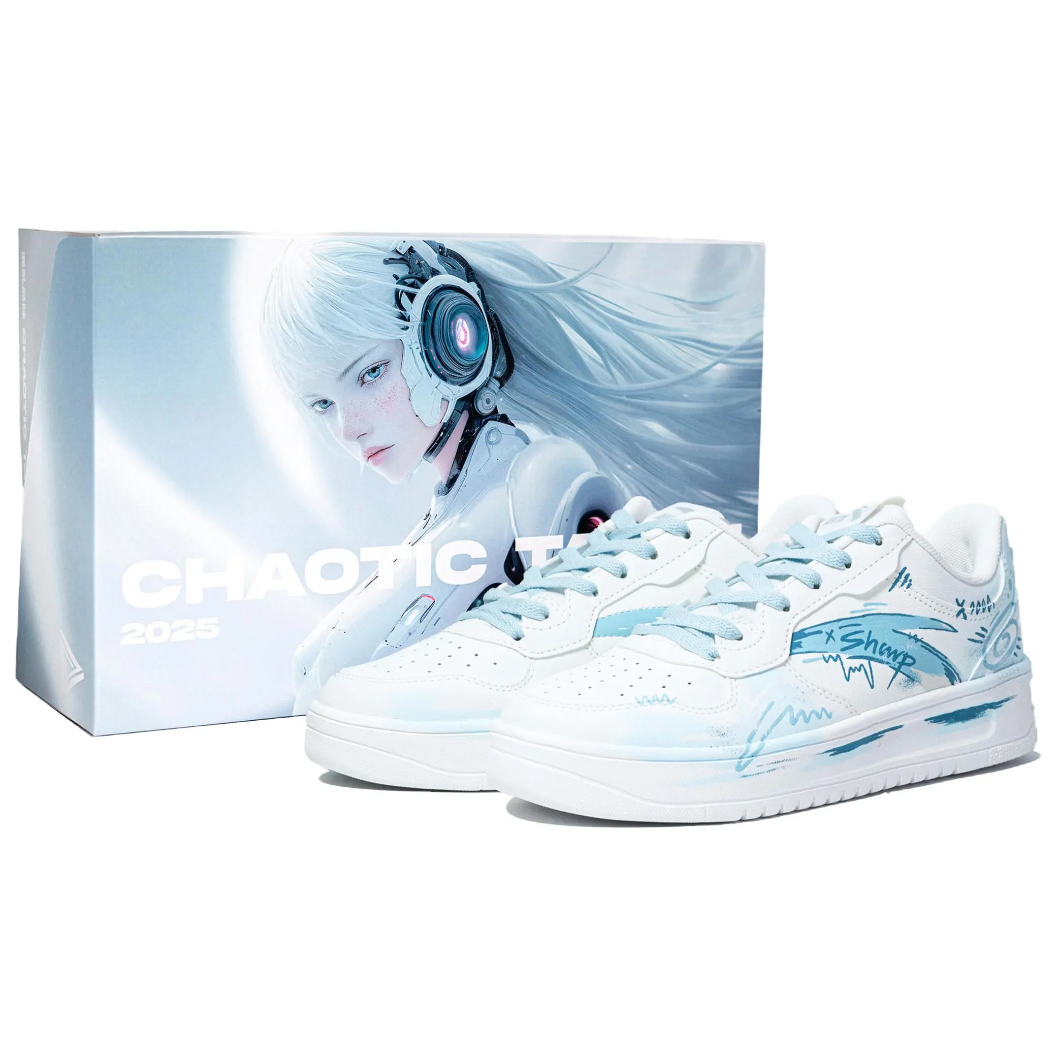 Anta Men's Custom Graffiti Streetwear Canvas Sneakers - Lightweight, Non-Slip, Durable Low-Top Casual Footwear, Rubber Walking Shoes with Verifiable Global Authentication Credentials
