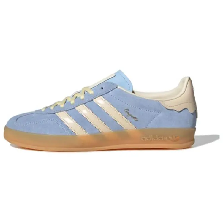 Adidas Originals Gazelle Indoor Sneakers for Men and Women – Comfortable, Versatile, Durable, Low-Top, Blue Verifiable, with credentials and supporting global authentication