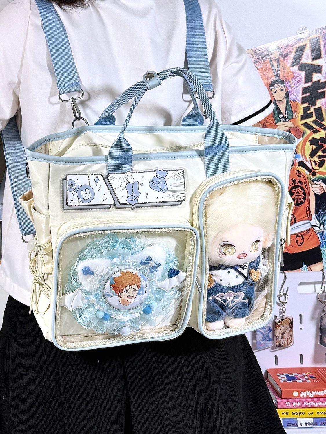 Japanese Cute Girl Ulzzang Ita Bag Daily Commuting School Bag Backpack Fashionable Y2K Shoulder Bag Dolls Bag Bags for Women