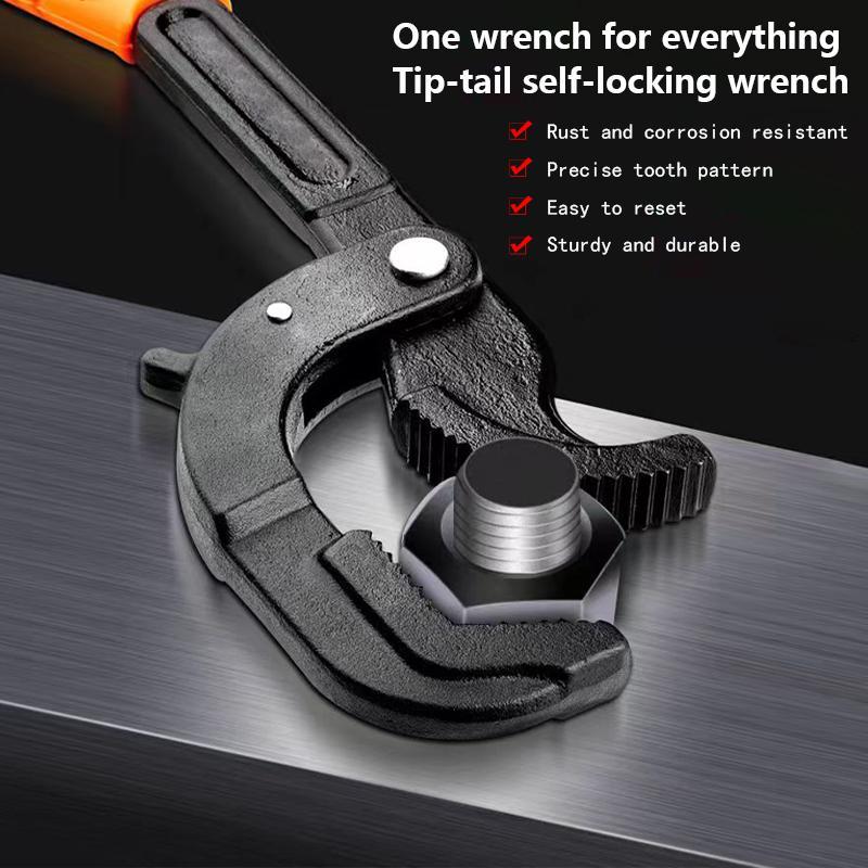 Multifunctional Quick Open Wrench, Portable Adjustable Tool Kit, Multipurpose Self-tightening Hand Tool for Car Repair & Home Maintenance