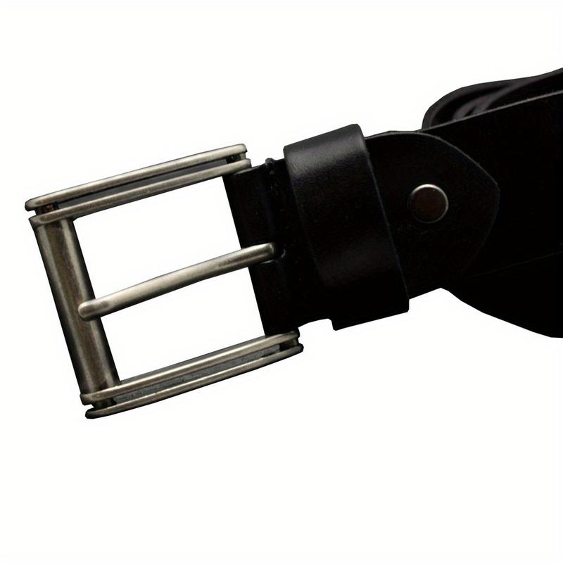 Men's Punk Genuine Leather Belts Biker Rock Skull Cross Black Waist Strap belt