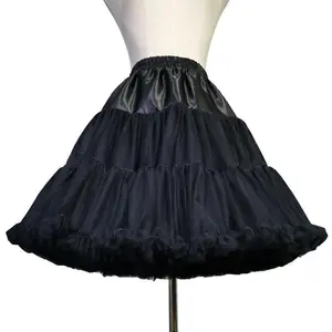 New Arrival Petticoats Wedding Bridal Crinoline Lady Girls Underskirt for Party White Black Ballet Dance Skirt Tutu Bridal Skirt