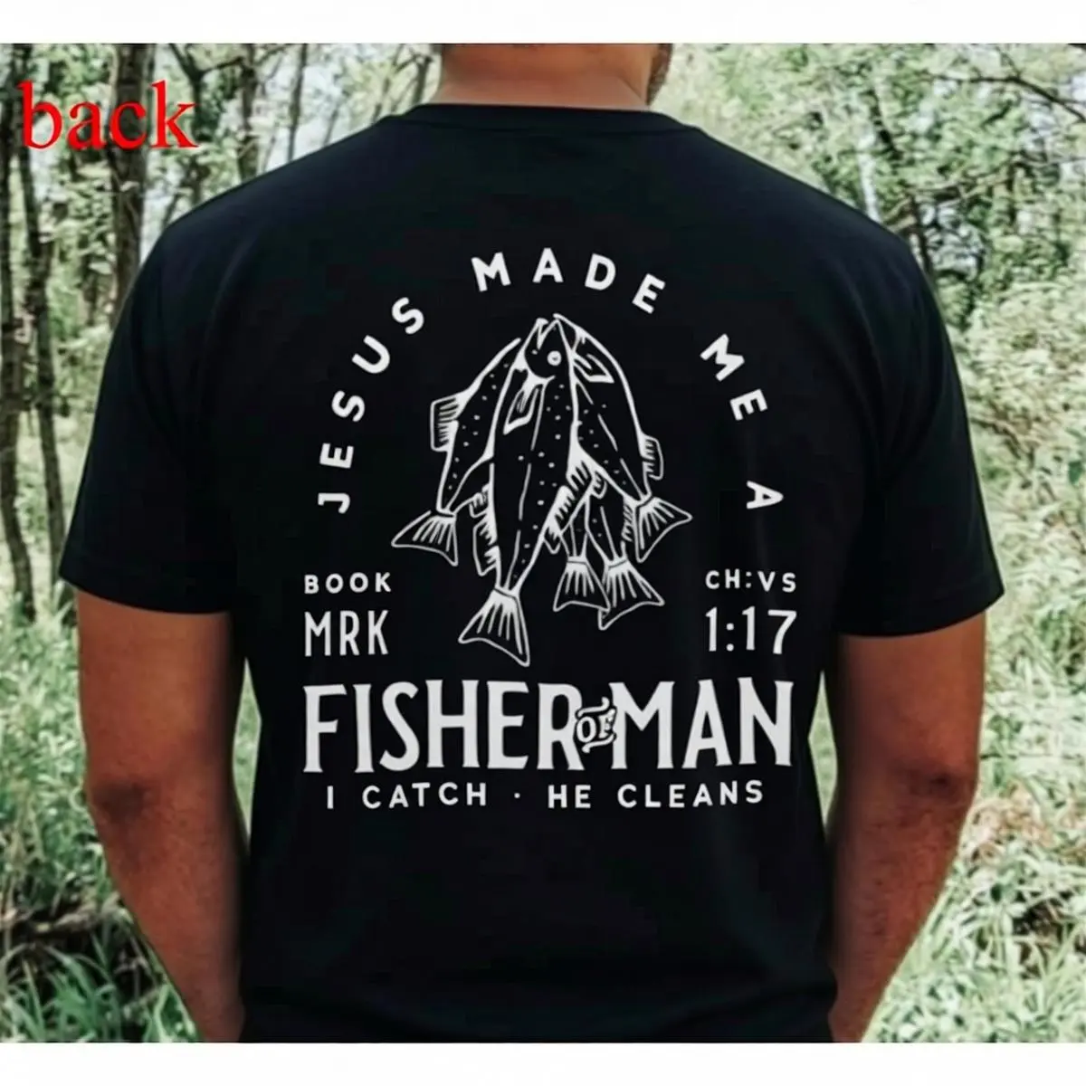 Fisherman Shirt | Mens Christian Shirt, Mens Christian Gifts, Fisherman Gift, Fishing Shirt, Dad Gifts, Fisher of Men Shirt, Fishing Gifts