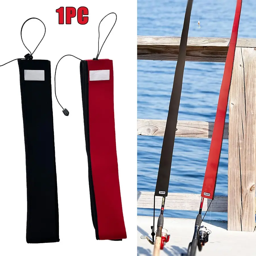 175cm Fishing Rod Protector, Chloroprene Rubber Elastic Fabric, Dustproof Lightweight Portable, Durable Reusable Hunting Fishing Gear