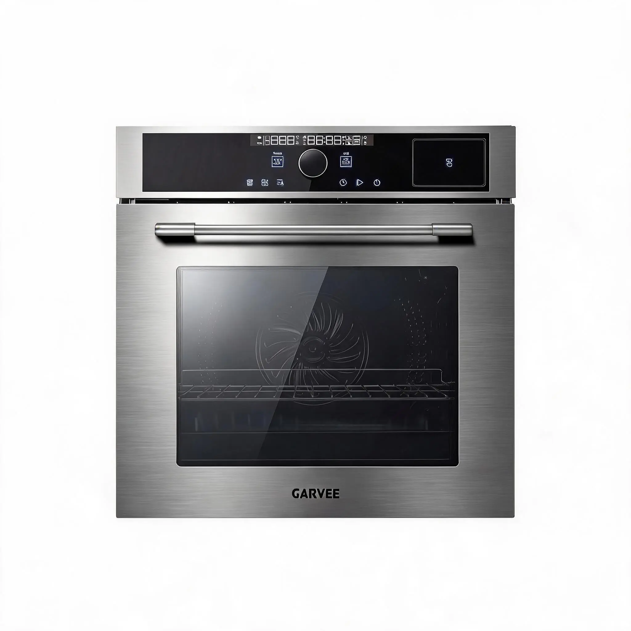 24 Inch Built-in Electric Steam Wall Oven Combo – 2.5 Cu.ft Capacity – 5 Cooking Modes – Touch & Knob Controls – Triple Glass Door – Easy Clean – Timer & Safety Lock