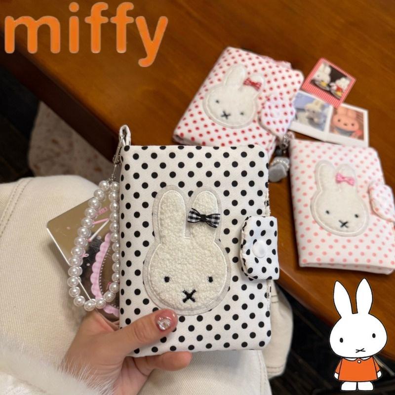 New Miffy Rabbit Sweet and Cute Creative Cartoon Pattern Simple Portable Passport Holder Card Bag Fashionable Decorative Pendant