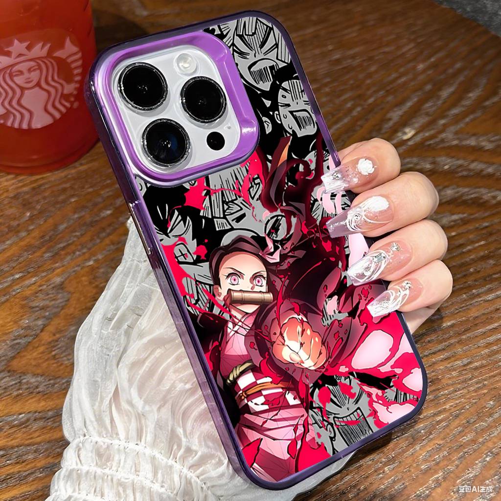 Anime D-Demon Slayers T-Tanjiro For IPhone 17 16 15 14 13 12 Mini 11 8 7 Pro Max Plus Colorful Phone Case