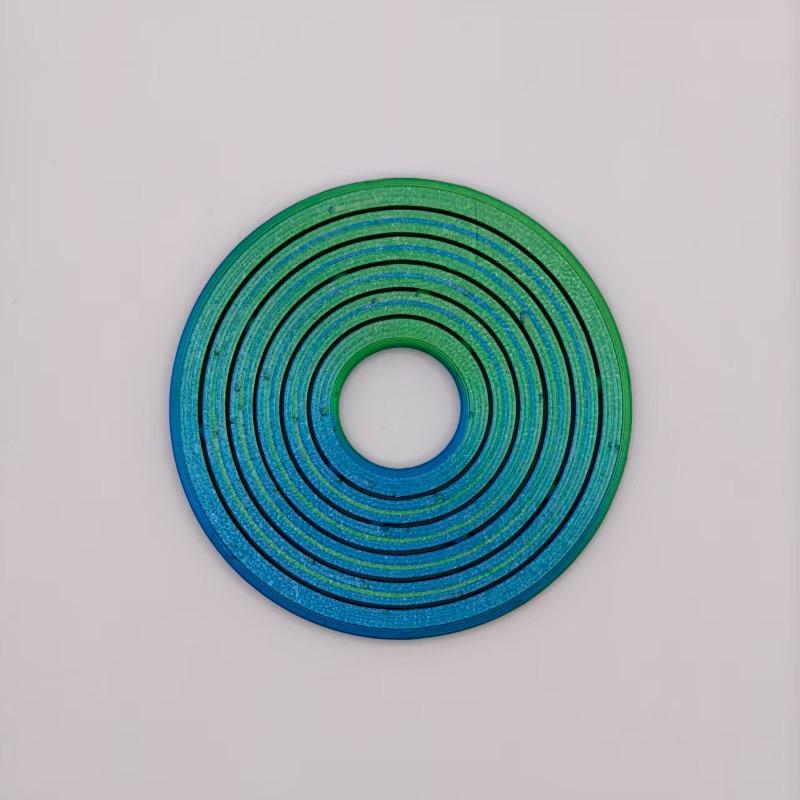 1/4 Fingertip Spinner Stress Relief Toy - 3D Printed Stress Relief Gadget, Suitable for Children and Adults, Available in Multiple Colors - Portable Stress Relief Assistant, Office Essential, Holiday Gift