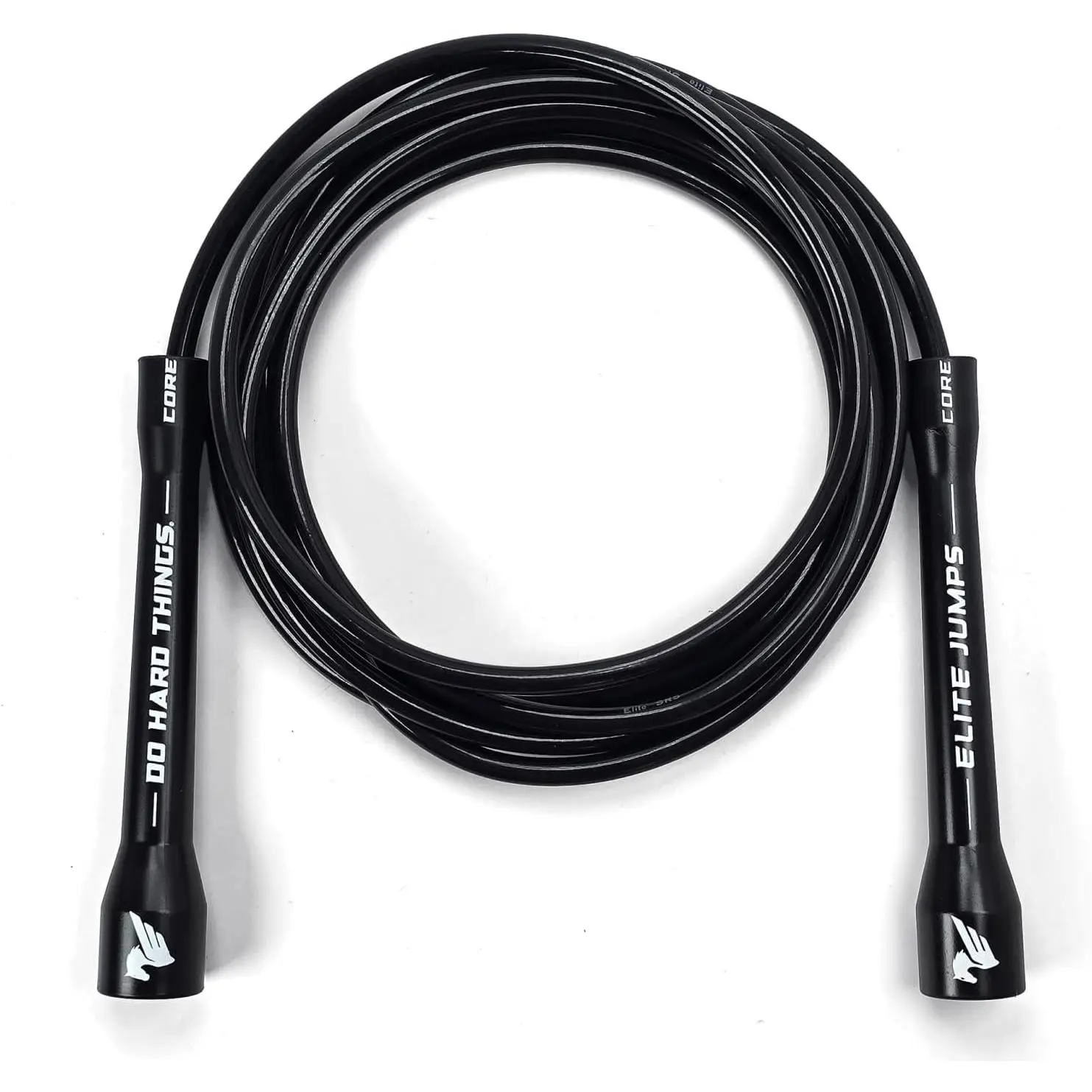6mm PVC Rope, Adjustable Skipping Rope | Non-kinking PVC cord. Unbreakable handles. Smooth rotation. For cardio and boxing.