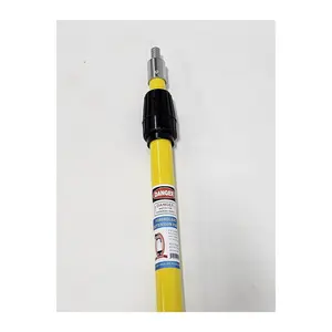 4 to 8 Foot Fiberglass Extension Pole, Lightweight and Adjustable for Painting and Cleaning Tasks