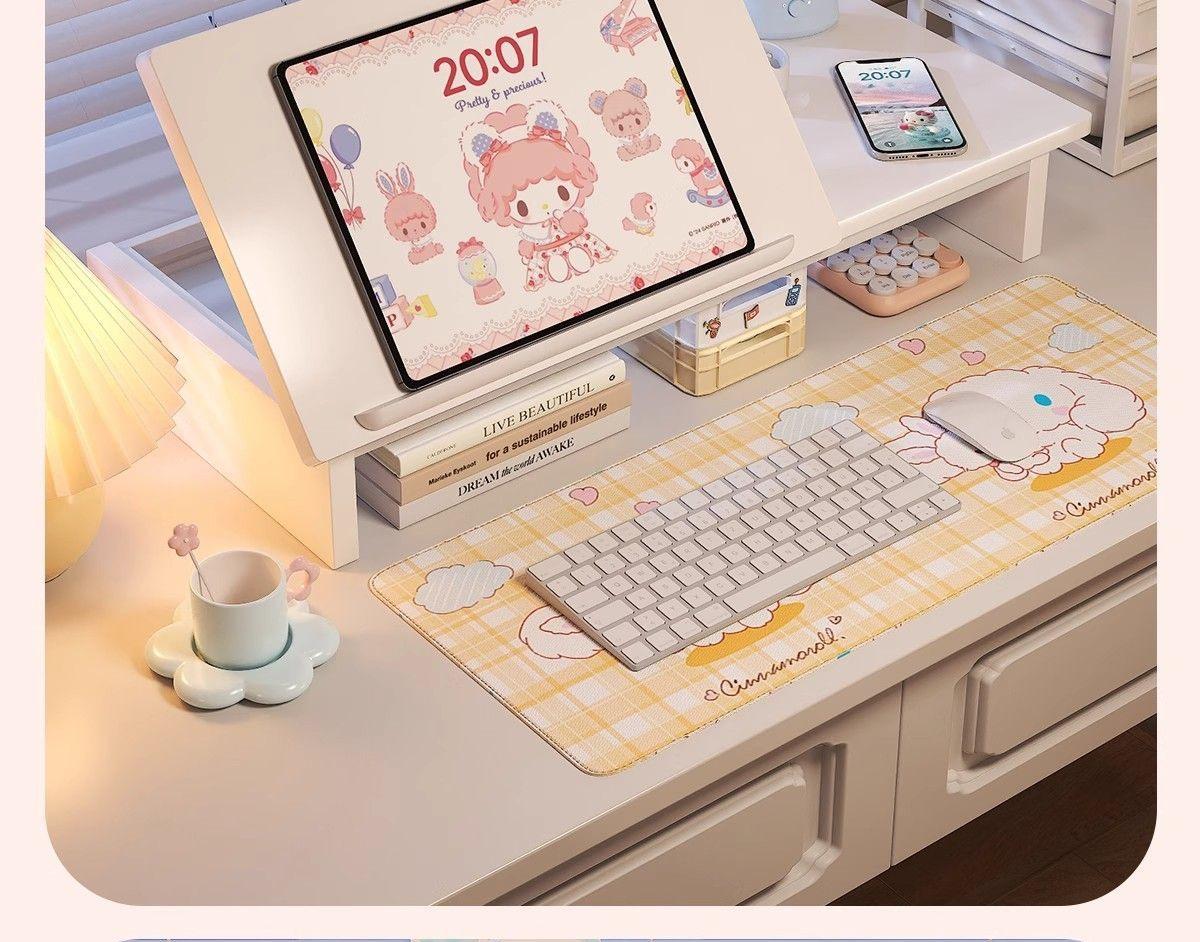 Height-adjustable computer stand, cooling rack, adjustable lift shelf, laptop desktop base, elevated support bracket