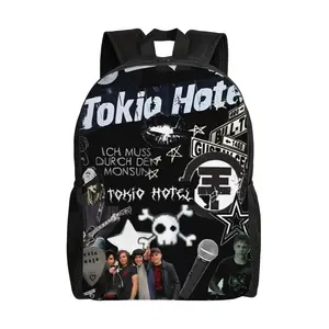 Tokio-Hotel Tom-Kaulitz simple and lightweight single-layer backpack, a relaxed companion, suitable for school, daily walks, or light travel packing