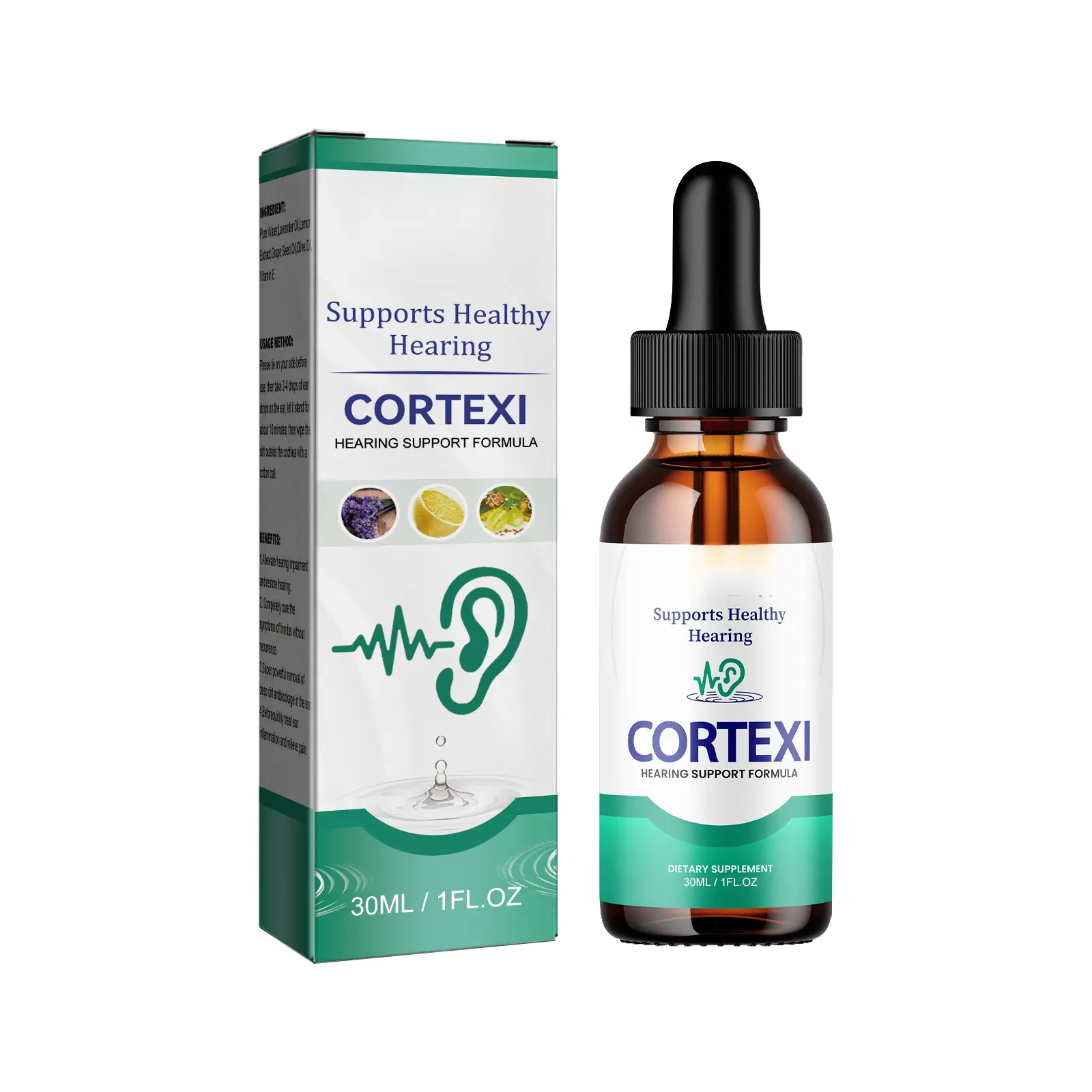 Ear Cleaning Drops, Gentle Earwax Care Solution for Daily Ear Hygiene, Easy-to-Use Liquid for Clean & Comfortable Ears