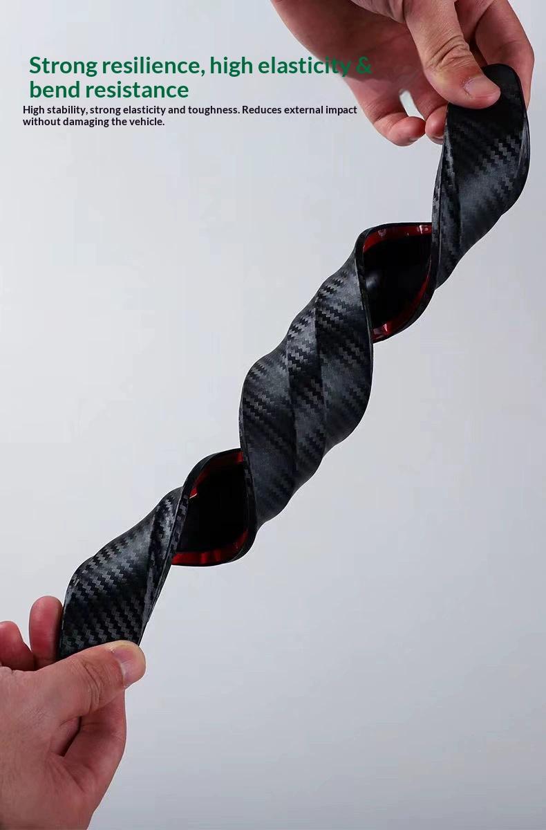 Upgraded car bumper anti-collision strip, anti-scratch strip, widened rear trunk, front and rear bumper anti-scratch and anti-scrape strip, thickened