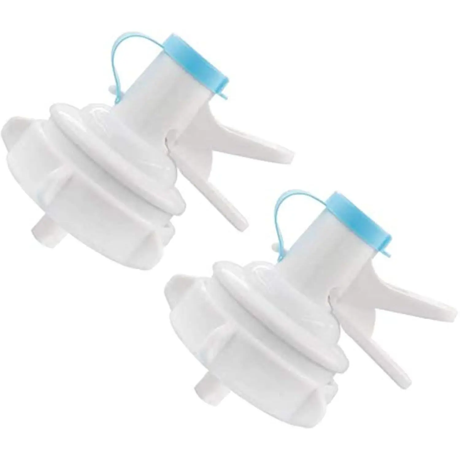 2 Pack Water Jug Dispenser Valve Water Jug Cap Bottle Spout  Plastic Spigot Faucet for 55mm Non Threaded Crown Top Drinking Bottle