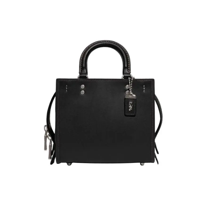Coach Rogue 20 Small Leather Crossbody Bag for Women in Black