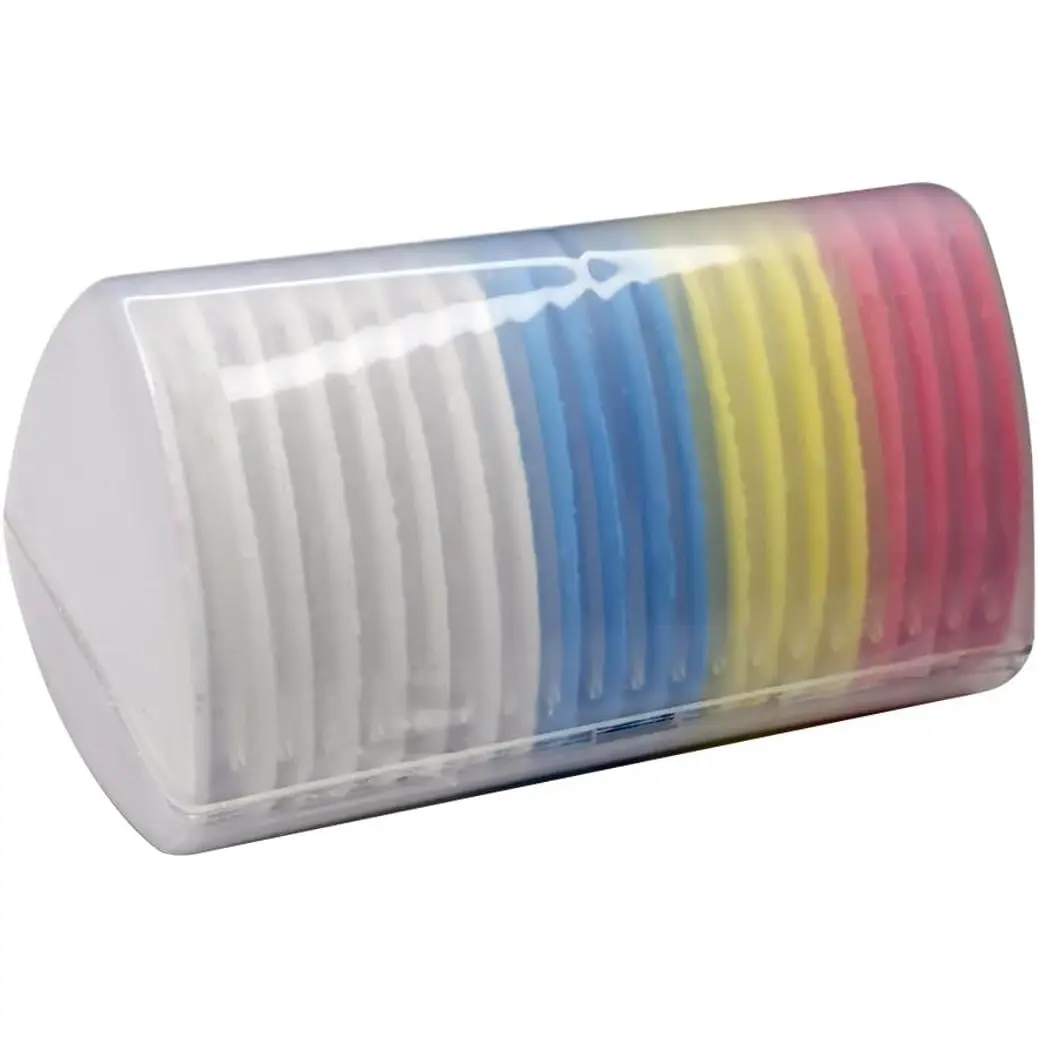 20 count Professional Tailors Chalk for Fabric Makers,Triangle Tailor's Chalk | Tailor's Chalk, Professional grade,ideal for marking fabrics, suitable for sewing, tailoring & crafting, 20 count value pack