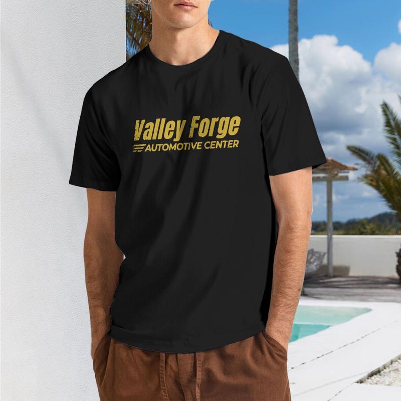 Tires Valley Forge Automotive Center Unisex T-Shirt, Tire Enthusiast Apparel - Shane Gillis Fan Clothing, Mechanic Shirt, Auto Shop Merchandise, Vehicle Supplies