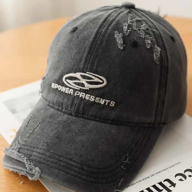 Unisex Street Trendy Letters Logo Embroidered Baseball Cap, Casual Trendy Baseball Cap, Fashionable Hat for Men & Women for All Season, Streetwear Hats