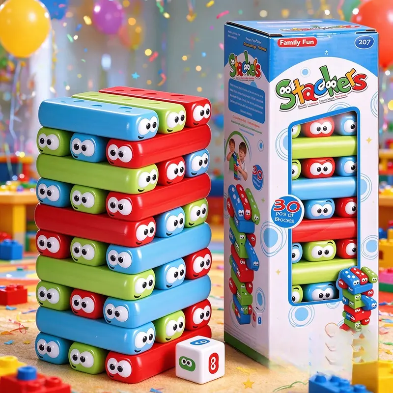 Stackets Balancing Game Colorful Stacking Blocks & Dice | Educational Toddler Toys For Hand-Eye Coordination KidsToys LearningThroughPlay